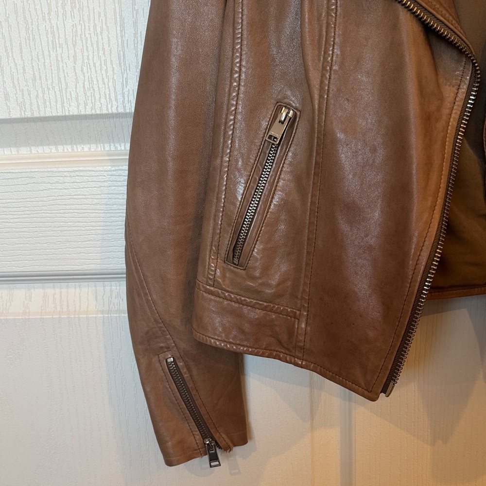 Lamarque Women's Leather Biker Jacket - Picture 4 of 15